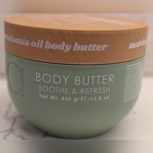 Ciroa Body Butter - NWT - Matcha Green Tea & Macadamia Oil 15.8 oz